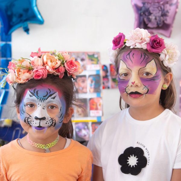 Caritas pintadas, maquillaje artístico en Quito